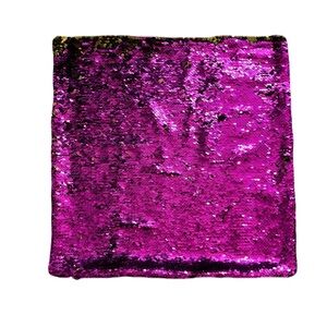 Flip sequin cushion cover